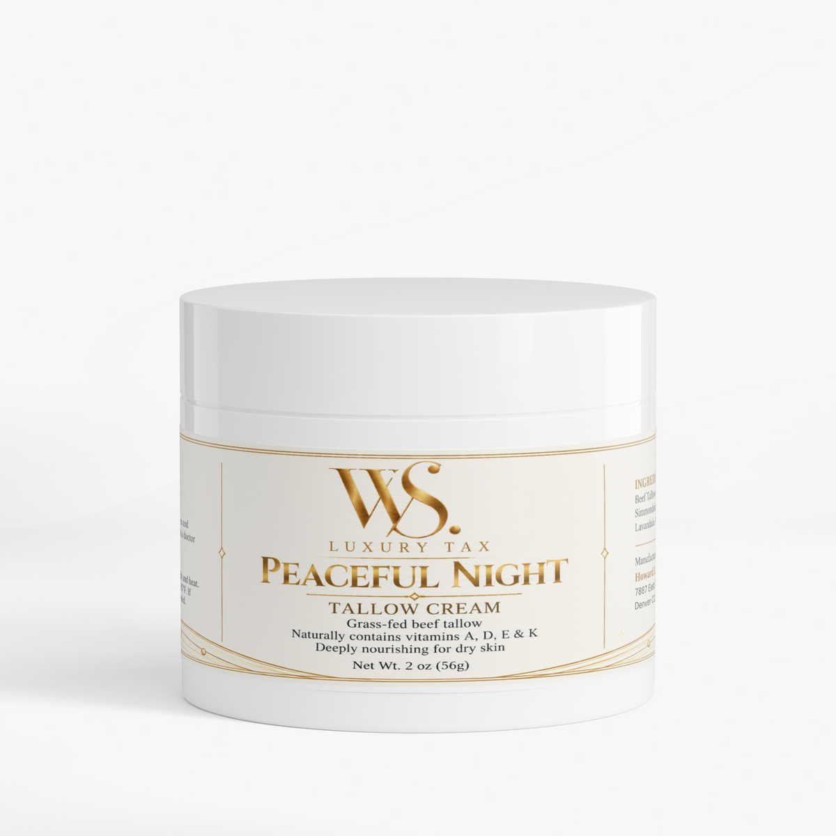 Tallow Cream Peaceful Night