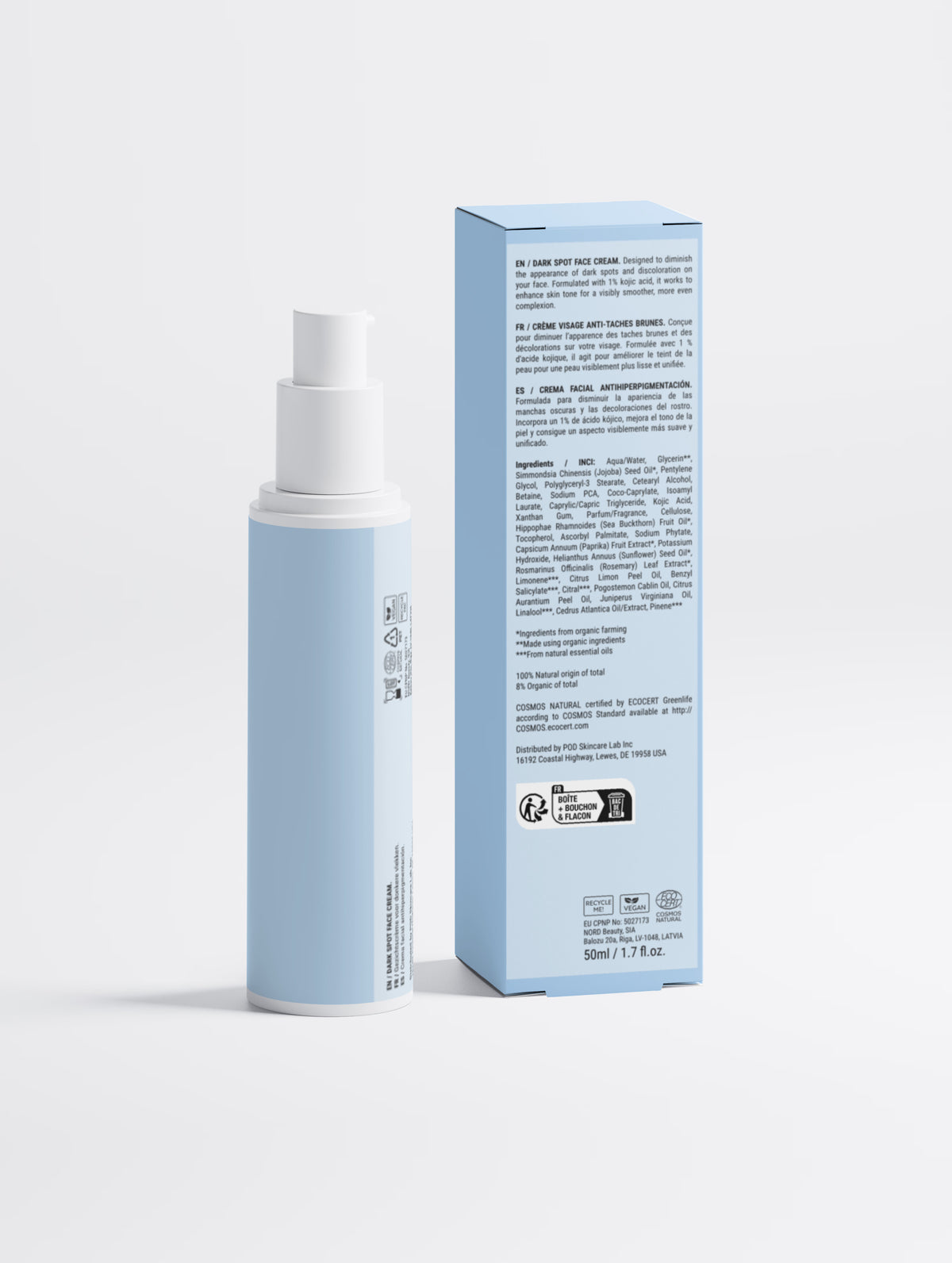 Dark Spot Face Cream with Kojic Acid